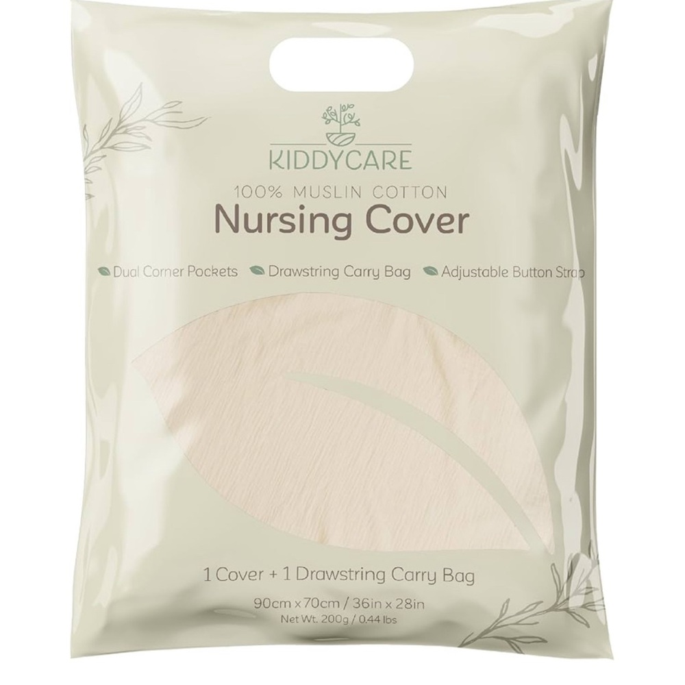 100% Muslin Cotton Nursing Cover (2 covers)